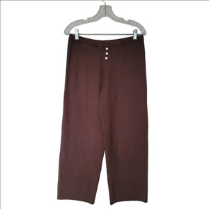 SHEIN Brown Wide-Leg Trousers